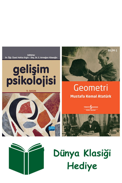 İş Bankası Kültür Yayınları Gelişim Psikolojisi + Geometri + Dünya Klasiği Hediye