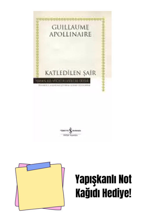 İş Bankası Kültür Yayınları Katledilen Şair + Yapışkanlı Not Kağıdı