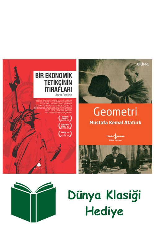 İş Bankası Kültür Yayınları Bir Ekonomik Tetikçinin İtirafları + Geometri + Dünya Klasiği Hediye