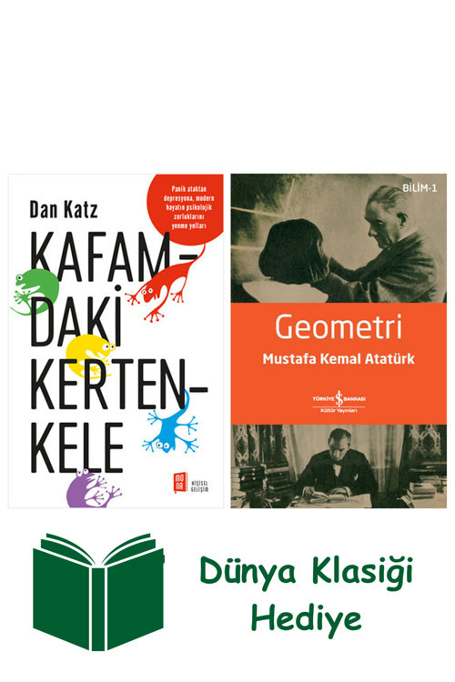 İş Bankası Kültür Yayınları Kafamdaki Kertenkele + Geometri + Dünya Klasiği Hediye