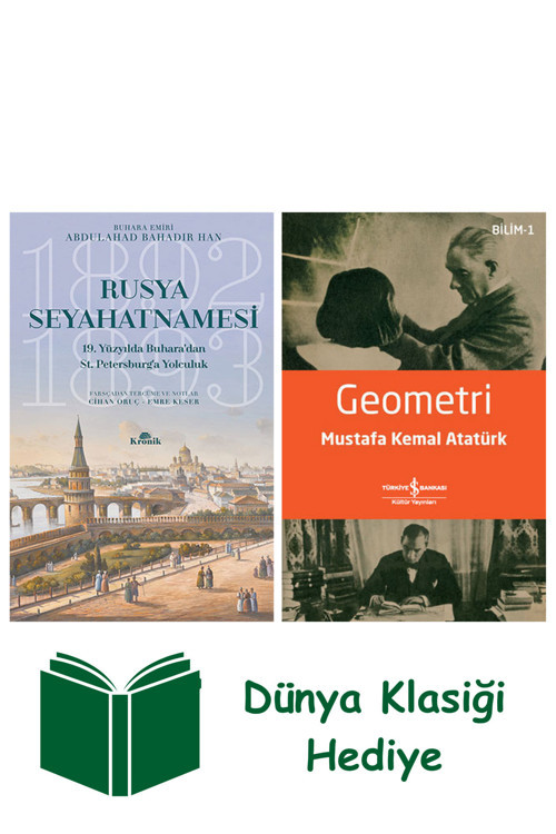 İş Bankası Kültür Yayınları Rusya Seyahatnamesi + Geometri + Dünya Klasiği Hediye