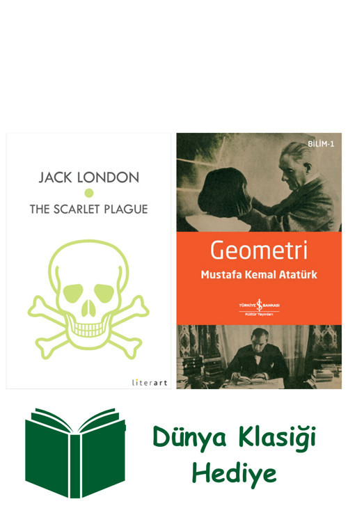 İş Bankası Kültür Yayınları The Scarlet Plague + Geometri + Dünya Klasiği Hediye