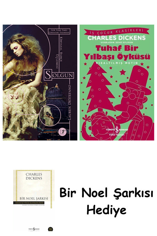 İş Bankası Kültür Yayınları Solgun + Tuhaf Bir Yılbaşı Öyküsü + Bir Noel Şarkısı