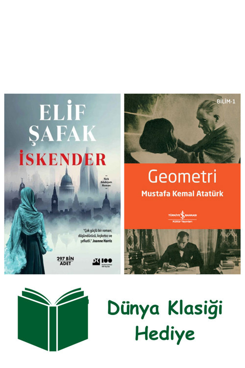 İş Bankası Kültür Yayınları İskender + Geometri + Dünya Klasiği Hediye