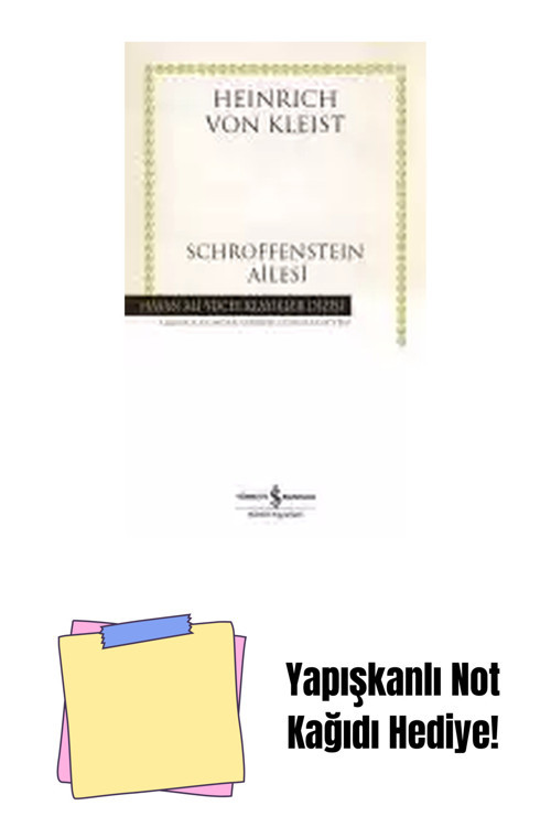 İş Bankası Kültür Yayınları Schroffenstein Ailesi + Yapışkanlı Not Kağıdı