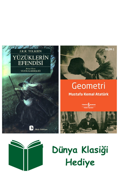 İş Bankası Kültür Yayınları Yüzüklerin Efendisi 1 + Geometri + Dünya Klasiği Hediye