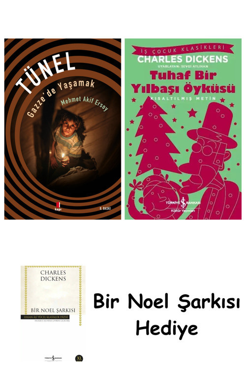 İş Bankası Kültür Yayınları Tünel + Tuhaf Bir Yılbaşı Öyküsü + Bir Noel Şarkısı