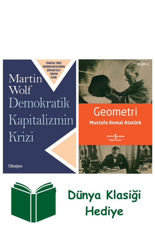 İş Bankası Kültür Yayınları Demokratik Kapitalizmin Krizi + Geometri + Dünya Klasiği Hediye
