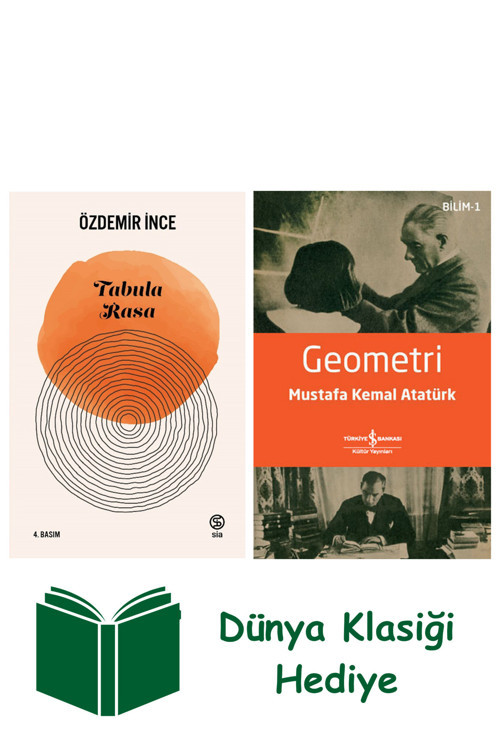 İş Bankası Kültür Yayınları Tabula Rasa + Geometri + Dünya Klasiği Hediye