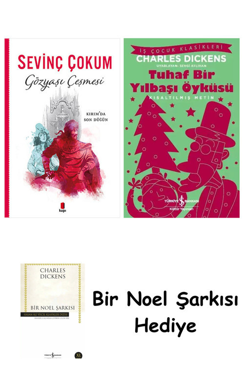 İş Bankası Kültür Yayınları Gözyaşı Çeşmesi + Tuhaf Bir Yılbaşı Öyküsü + Bir Noel Şarkısı