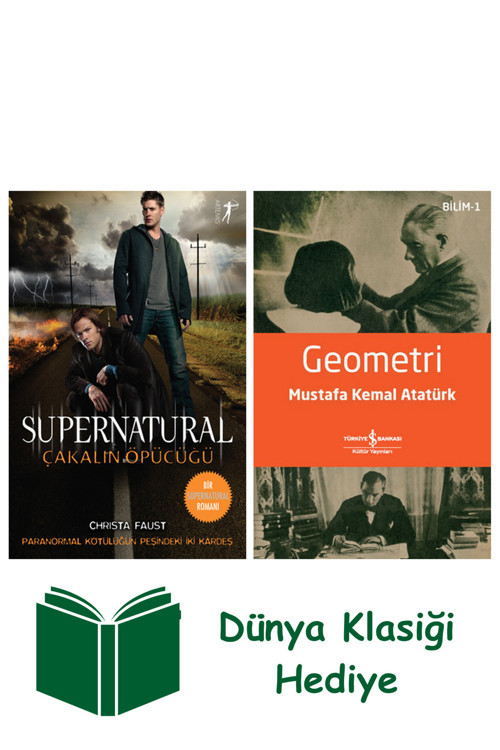 İş Bankası Kültür Yayınları Supernatural - Çakalın Öpücüğü + Geometri + Dünya Klasiği Hediye