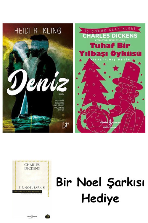 İş Bankası Kültür Yayınları Deniz + Tuhaf Bir Yılbaşı Öyküsü + Bir Noel Şarkısı