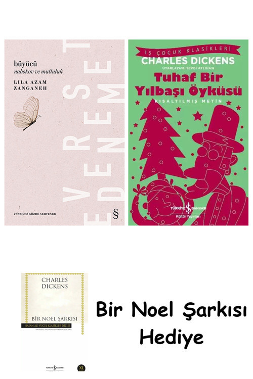 İş Bankası Kültür Yayınları Büyücü + Tuhaf Bir Yılbaşı Öyküsü + Bir Noel Şarkısı