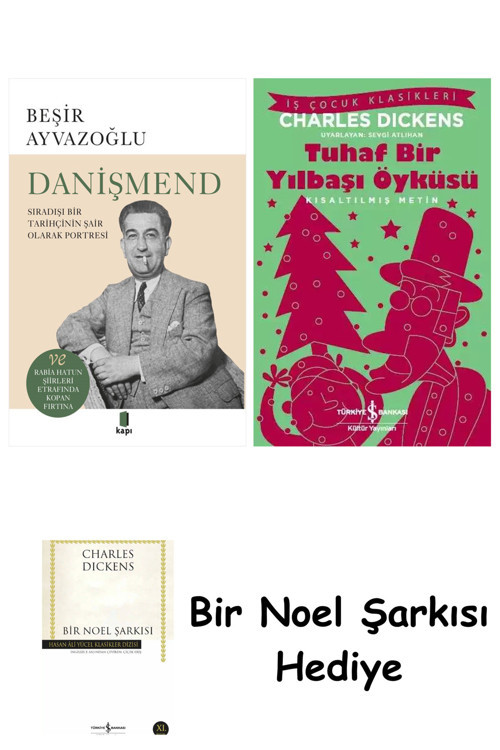 İş Bankası Kültür Yayınları Danişmend + Tuhaf Bir Yılbaşı Öyküsü + Bir Noel Şarkısı