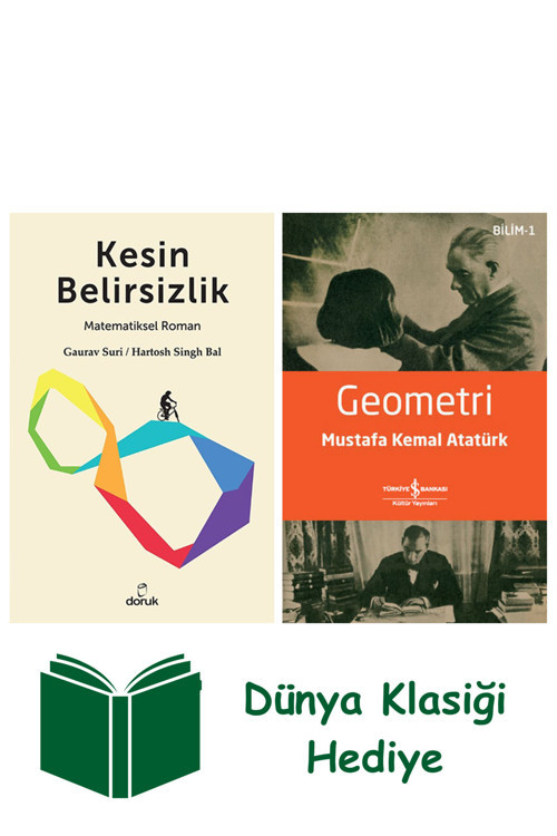 İş Bankası Kültür Yayınları Kesin Belirsizlik + Geometri + Dünya Klasiği Hediye