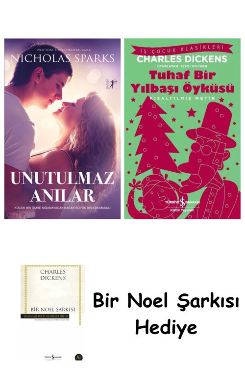 İş Bankası Kültür Yayınları Unutulmaz Anılar + Tuhaf Bir Yılbaşı Öyküsü + Bir Noel Şarkısı