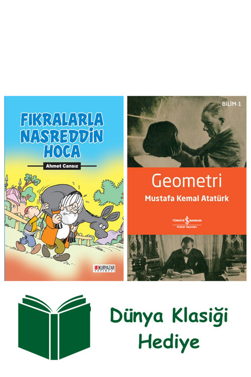 İş Bankası Kültür Yayınları Fıkralarla Nasreddin Hoca + Geometri + Dünya Klasiği Hediye