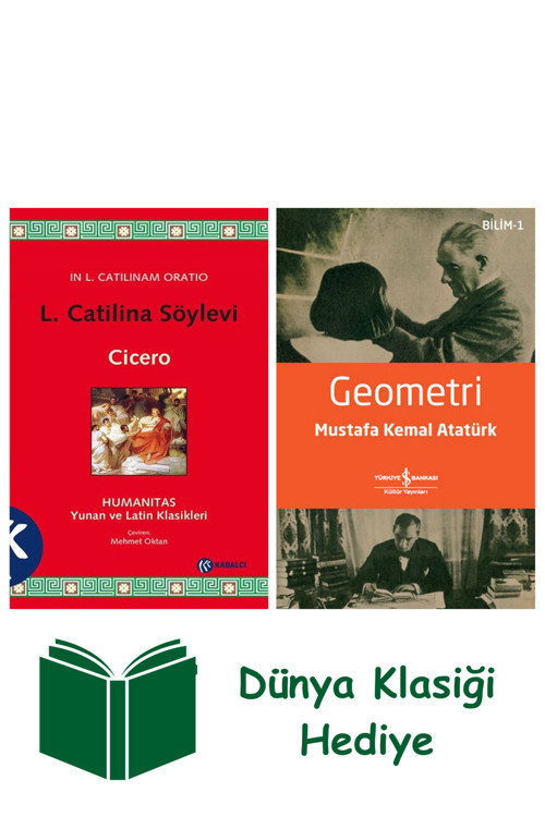 İş Bankası Kültür Yayınları L. Catilina Söylevi + Geometri + Dünya Klasiği Hediye