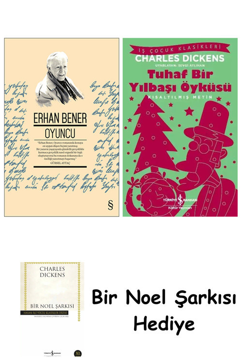İş Bankası Kültür Yayınları Oyuncu + Tuhaf Bir Yılbaşı Öyküsü + Bir Noel Şarkısı