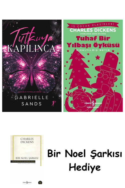 İş Bankası Kültür Yayınları Tutkuya Kapılınca + Tuhaf Bir Yılbaşı Öyküsü + Bir Noel Şarkısı