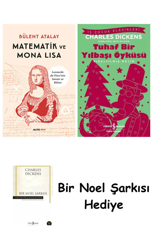 İş Bankası Kültür Yayınları Matematik Ve Mona Lisa + Tuhaf Bir Yılbaşı Öyküsü + Bir Noel Şarkısı
