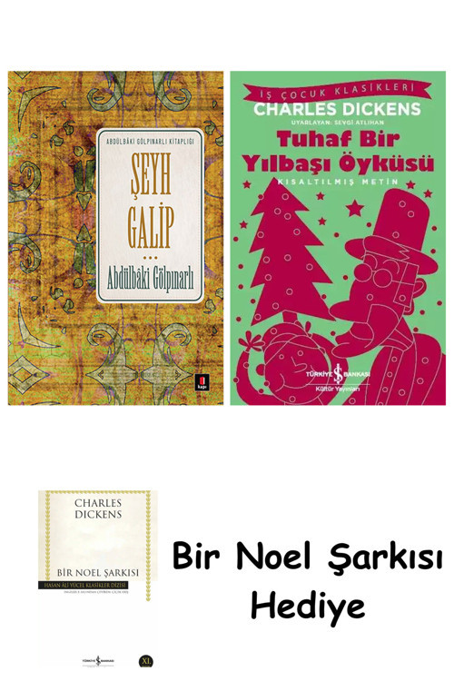 İş Bankası Kültür Yayınları Şeyh Galip + Tuhaf Bir Yılbaşı Öyküsü + Bir Noel Şarkısı