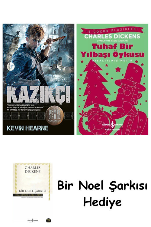 İş Bankası Kültür Yayınları Kazıkçı + Tuhaf Bir Yılbaşı Öyküsü + Bir Noel Şarkısı