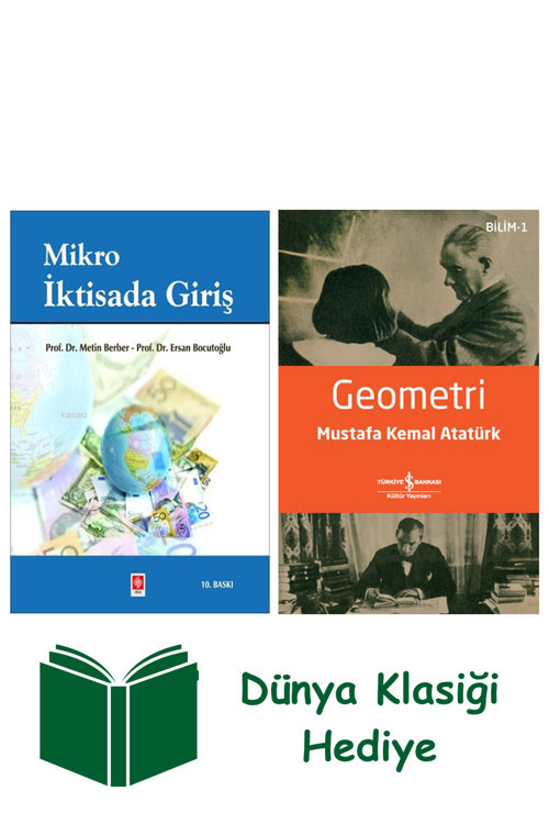 İş Bankası Kültür Yayınları Mikro İktisada Giriş + Geometri + Dünya Klasiği Hediye