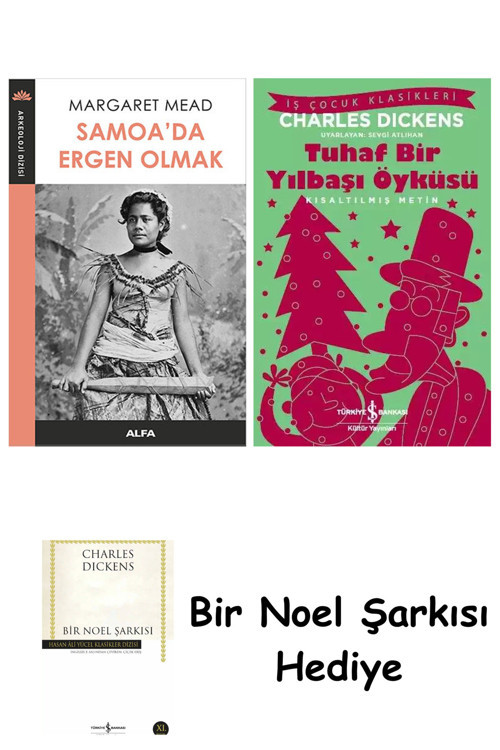 İş Bankası Kültür Yayınları Samoa'Da Ergen Olmak + Tuhaf Bir Yılbaşı Öyküsü + Bir Noel Şarkısı