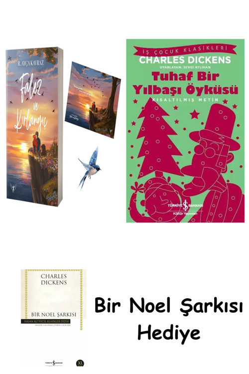 İş Bankası Kültür Yayınları Falez Ve Kırlangıç + Tuhaf Bir Yılbaşı Öyküsü + Bir Noel Şarkısı