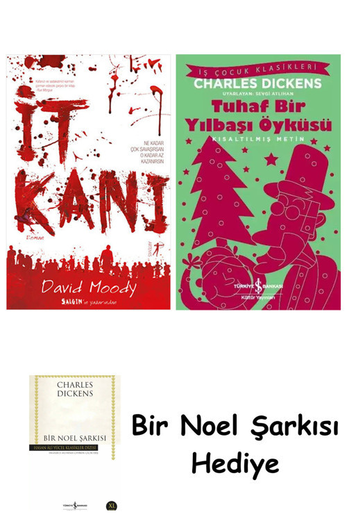 İş Bankası Kültür Yayınları İt Kanı + Tuhaf Bir Yılbaşı Öyküsü + Bir Noel Şarkısı