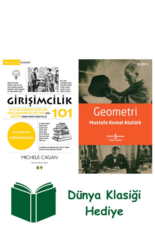 İş Bankası Kültür Yayınları Girişimcilik 101 + Geometri + Dünya Klasiği Hediye