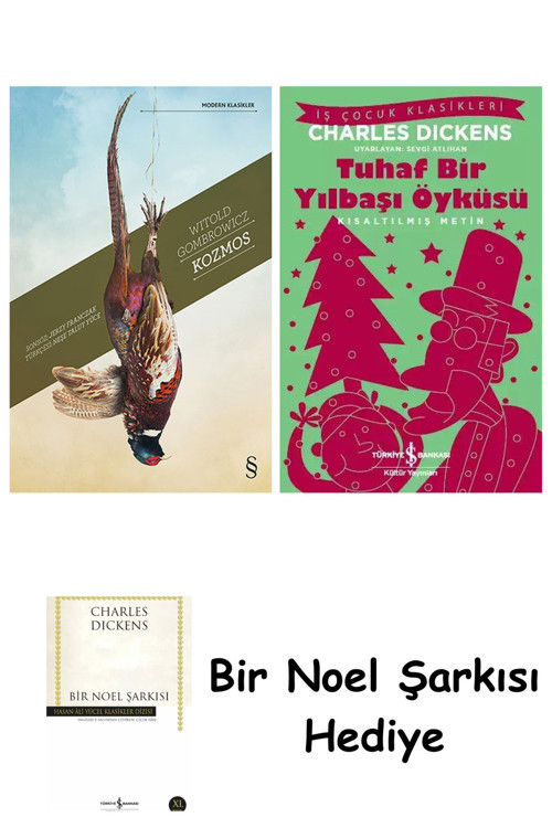 İş Bankası Kültür Yayınları Kozmos + Tuhaf Bir Yılbaşı Öyküsü + Bir Noel Şarkısı