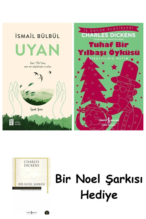 İş Bankası Kültür Yayınları Uyan + Tuhaf Bir Yılbaşı Öyküsü + Bir Noel Şarkısı