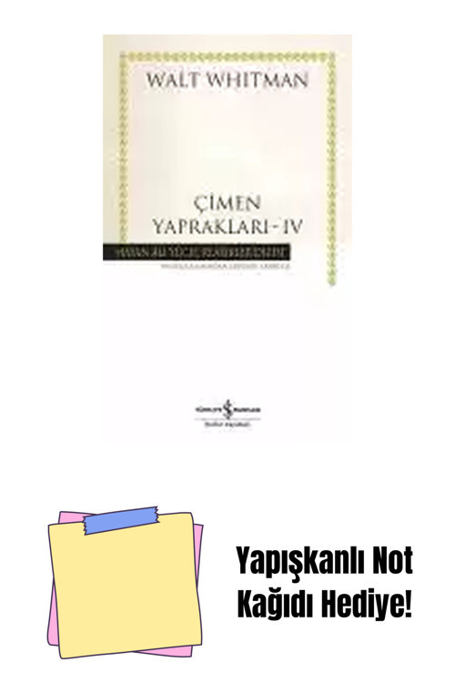 İş Bankası Kültür Yayınları Çimen Yaprakları- Iv + Yapışkanlı Not Kağıdı