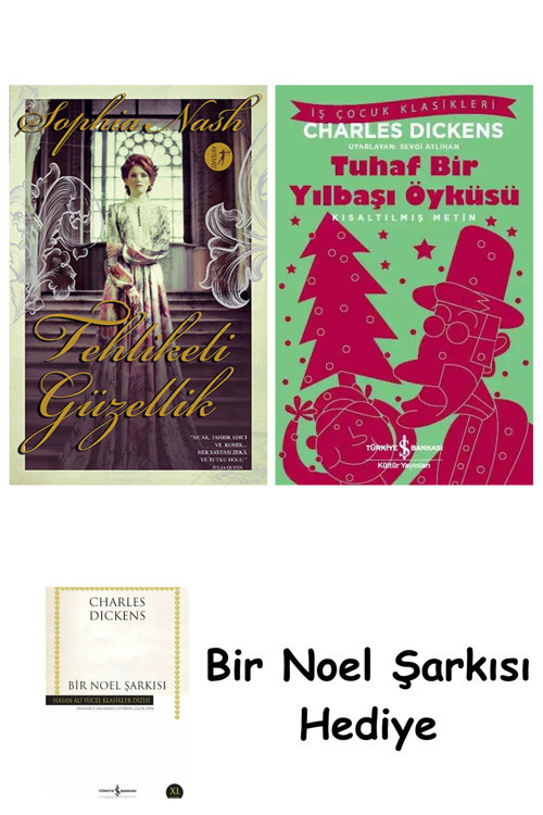 İş Bankası Kültür Yayınları Tehlikeli Güzellik + Tuhaf Bir Yılbaşı Öyküsü + Bir Noel Şarkısı