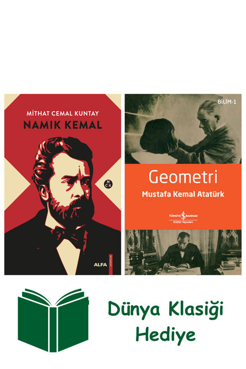İş Bankası Kültür Yayınları Namık Kemal (Ciltli) + Geometri + Dünya Klasiği Hediye