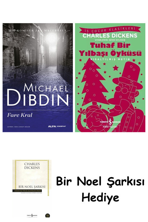 İş Bankası Kültür Yayınları Fare Kral + Tuhaf Bir Yılbaşı Öyküsü + Bir Noel Şarkısı