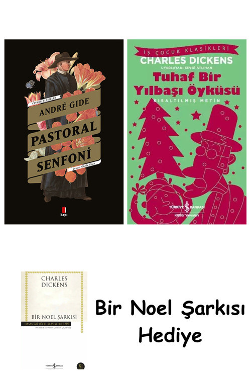 İş Bankası Kültür Yayınları Pastoral Senfoni + Tuhaf Bir Yılbaşı Öyküsü + Bir Noel Şarkısı