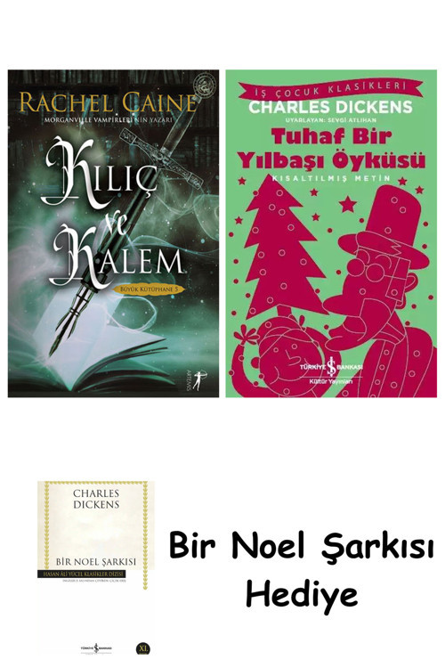 İş Bankası Kültür Yayınları Kılıç Ve Kalem + Tuhaf Bir Yılbaşı Öyküsü + Bir Noel Şarkısı