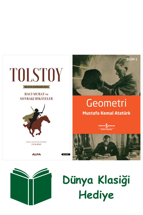 İş Bankası Kültür Yayınları Tolstoy Bütün Eserleri 14 + Geometri + Dünya Klasiği Hediye