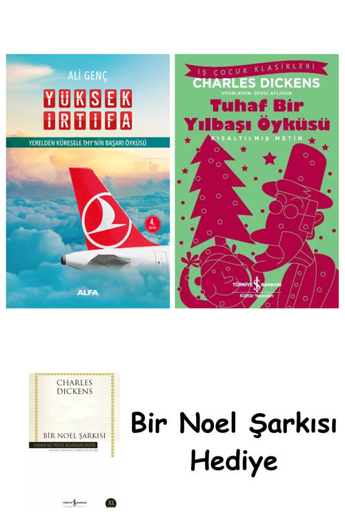 İş Bankası Kültür Yayınları Yüksek İrtifa + Tuhaf Bir Yılbaşı Öyküsü + Bir Noel Şarkısı
