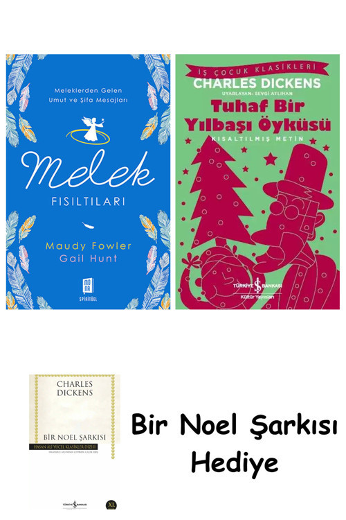 İş Bankası Kültür Yayınları Melek Fısıltıları + Tuhaf Bir Yılbaşı Öyküsü + Bir Noel Şarkısı