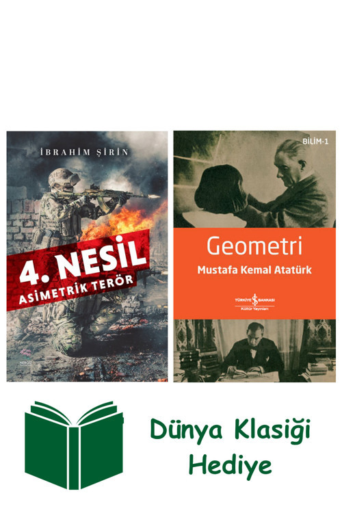 İş Bankası Kültür Yayınları 4. Nesil Asimetrik Terör + Geometri + Dünya Klasiği Hediye