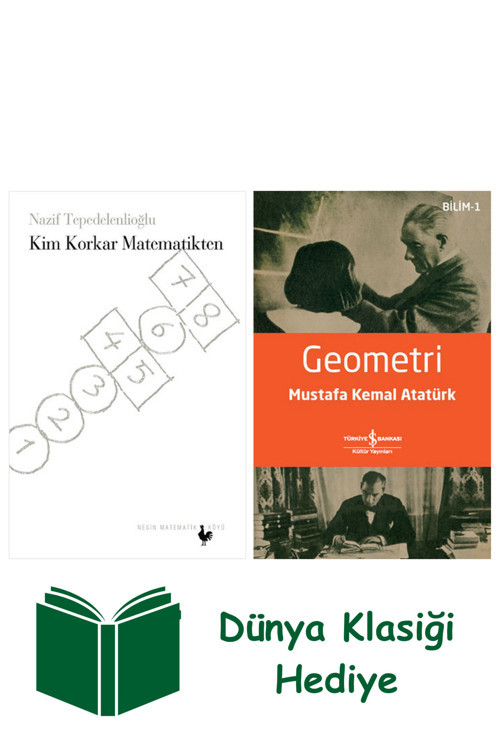 İş Bankası Kültür Yayınları Kim Korkar Matematikten + Geometri + Dünya Klasiği Hediye