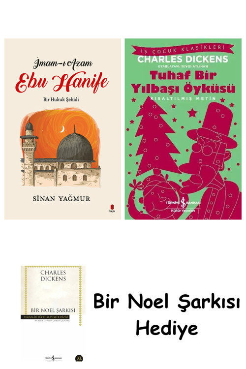 İş Bankası Kültür Yayınları İmam-I Azam Ebu Hanife + Tuhaf Bir Yılbaşı Öyküsü + Bir Noel Şarkısı