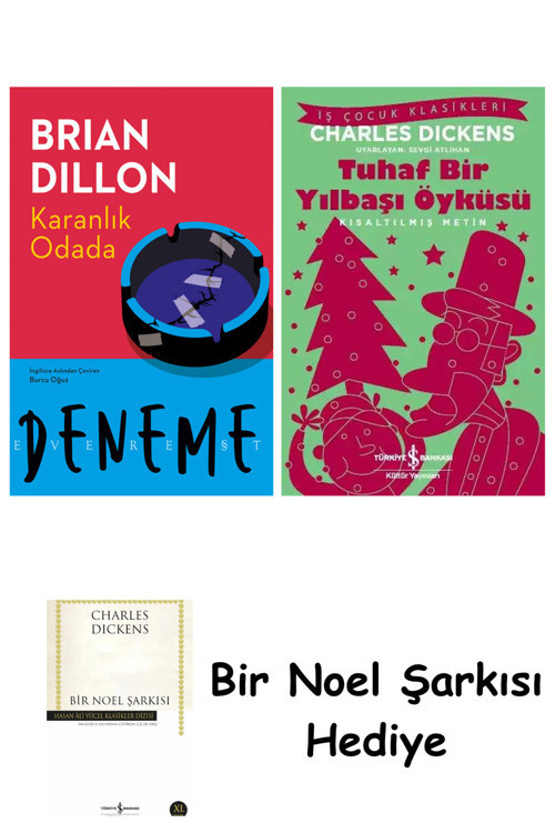 İş Bankası Kültür Yayınları Karanlık Odada + Tuhaf Bir Yılbaşı Öyküsü + Bir Noel Şarkısı