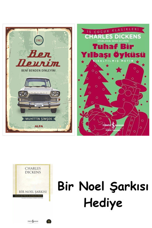 İş Bankası Kültür Yayınları Ben Devrim + Tuhaf Bir Yılbaşı Öyküsü + Bir Noel Şarkısı