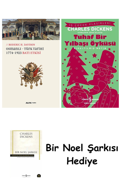 İş Bankası Kültür Yayınları Osmanlı - Türk Tarihi + Tuhaf Bir Yılbaşı Öyküsü + Bir Noel Şarkısı