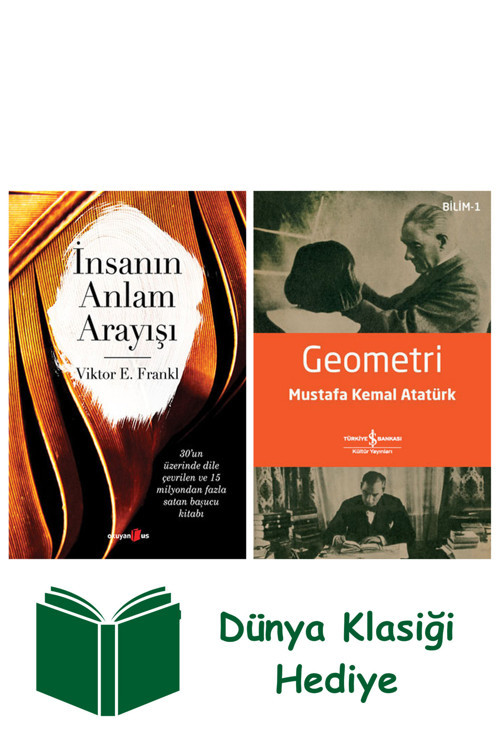 İş Bankası Kültür Yayınları İnsanın Anlam Arayışı + Geometri + Dünya Klasiği Hediye